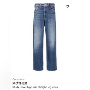 Mother Denim - High Waisted Study Hover In Perfect Drug size 28